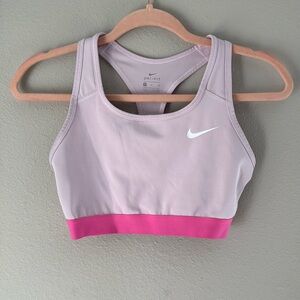 Nike Dri-FIT Sports Bra in Light Pink and Hot Pink